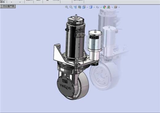 AGV小车舵轮 3D图 机械设计 非标自动化 3D图纸缩略图