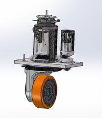 AGV小车舵轮 3D图 机械设计 非标自动化 3D图纸缩略图