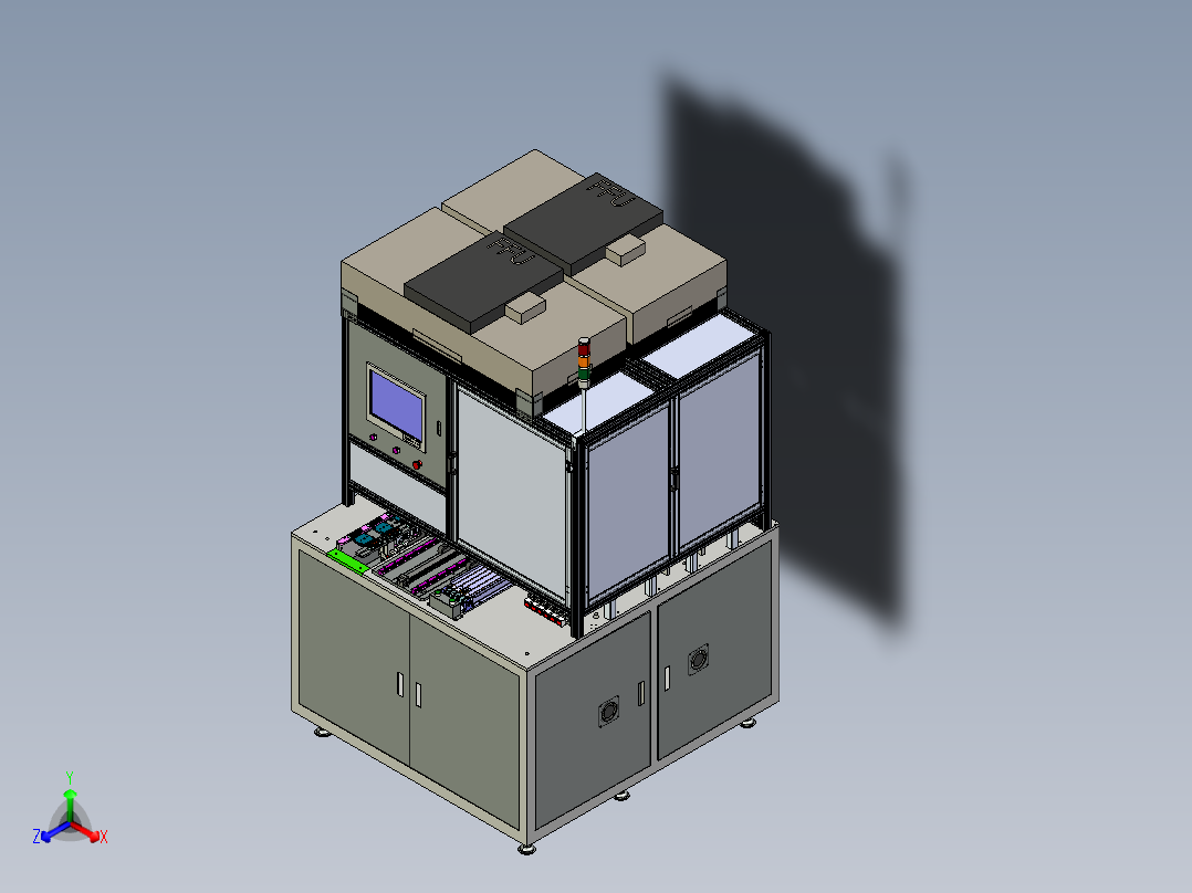 手机与平板电脑屏幕全自动组装机