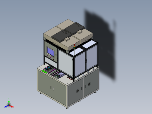 手机与平板电脑屏幕全自动组装机