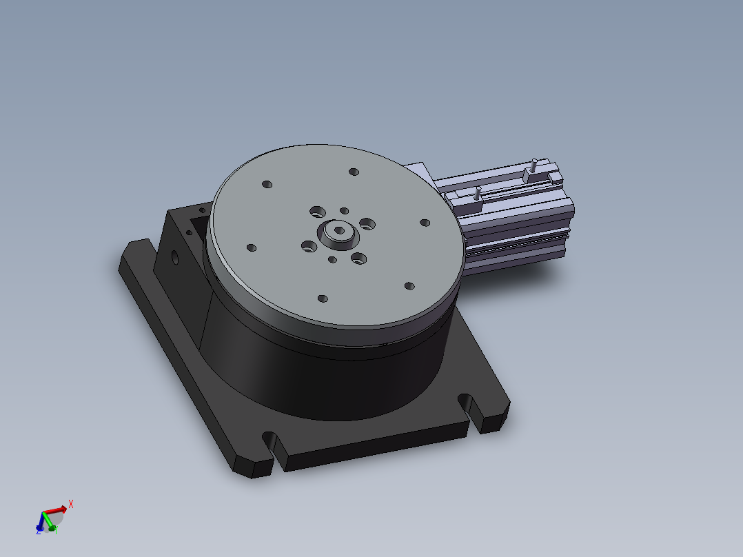气动分度盘 非标机械设备 3D模型 三维模型 3D机械 三维机械3D