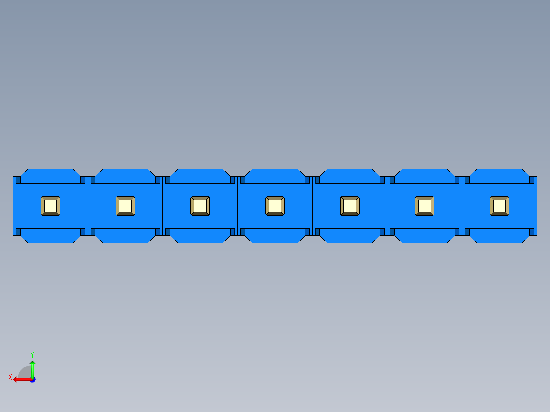 彩色公头100mil（2.54mm）系列-DS1021_blue_1x07p_100mil_Type19_rev1.0后视图