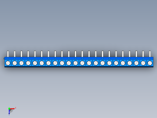 DEGSON DG301 系列 5.0mm 接线端子-DG301R-5.0-22P-12-00AH俯视缩略图