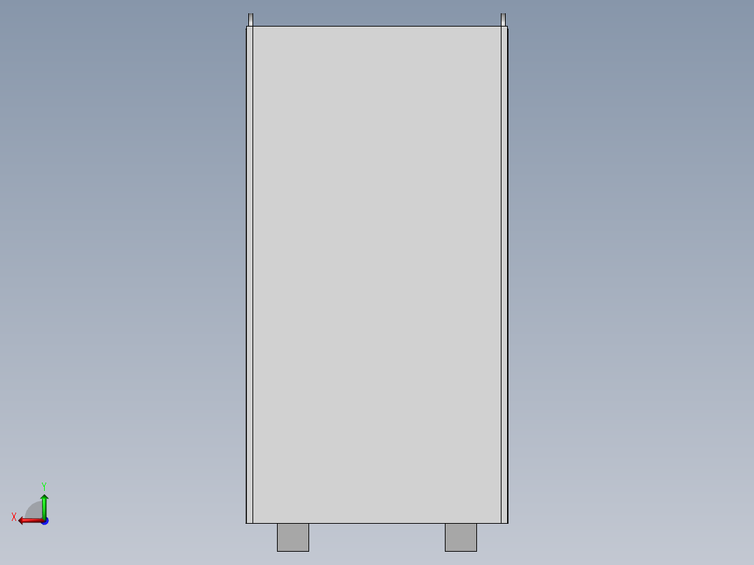 中央空调后视图