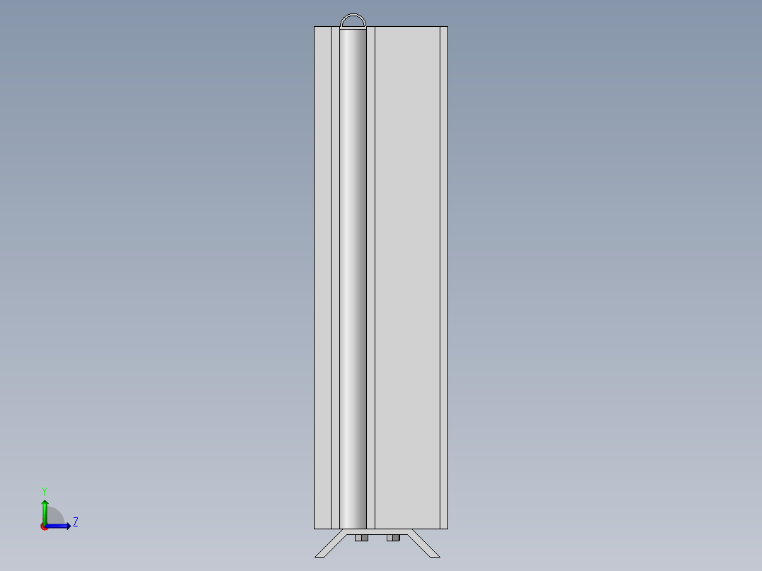 中央空调左视图