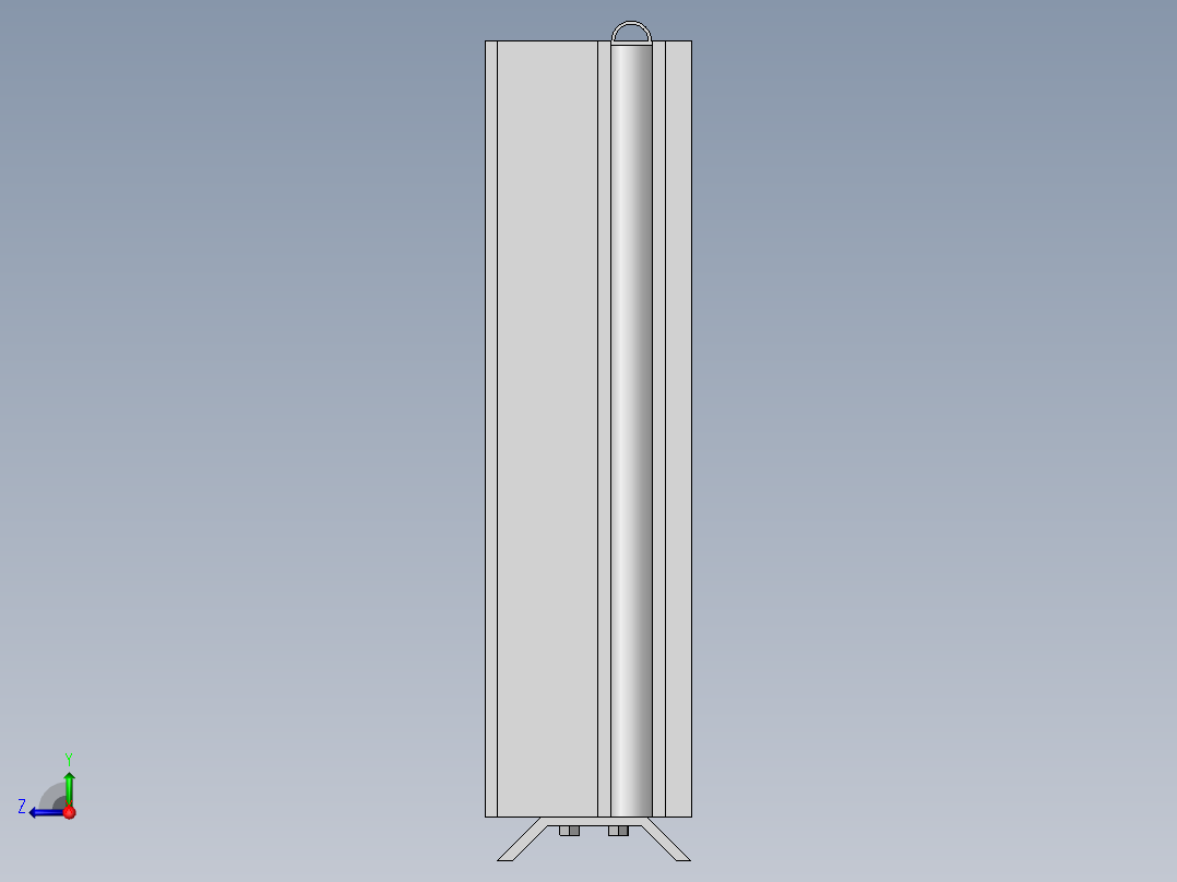 中央空调右视图