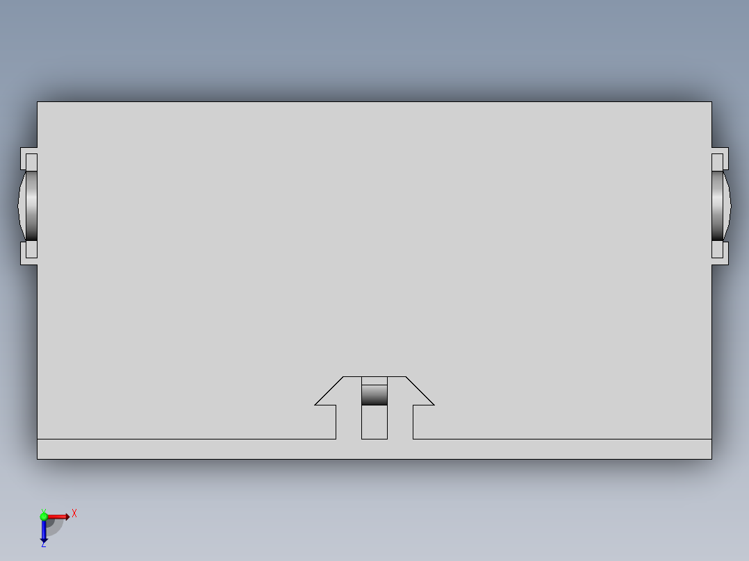 中央空调俯视图