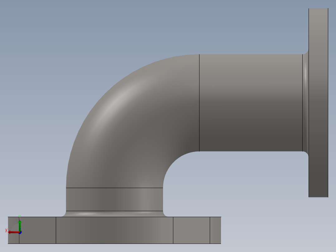 SW建模练习题-practice 66后视图