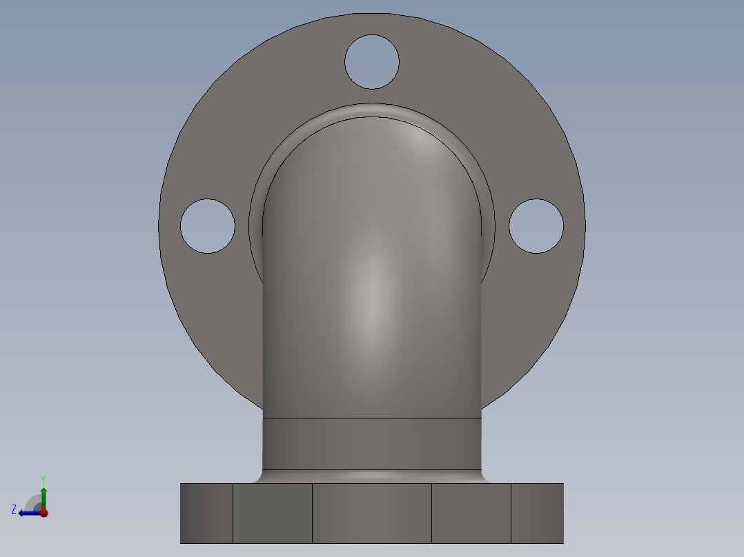 SW建模练习题-practice 66右视图