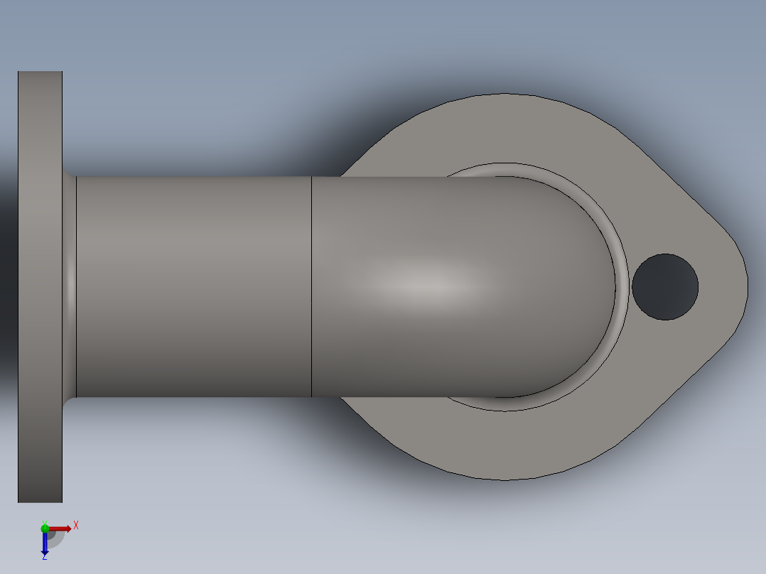 SW建模练习题-practice 66俯视图