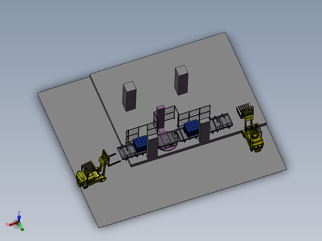包装箱辊式传送转台.zip