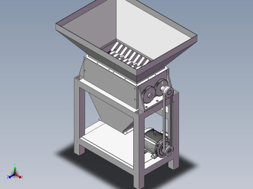 小型垃圾粉碎机模型设计