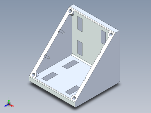 型材-BR 90X90 ANGLE BRACKET KJN523575正等轴测缩略图
