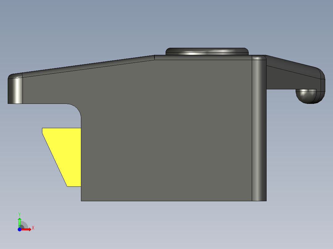 型材-KJN SLAM LATCH WITHOUT LOCK KJN0957301前视图