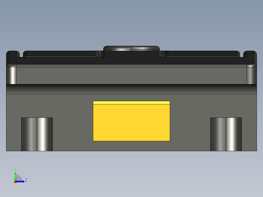 型材-KJN SLAM LATCH WITHOUT LOCK KJN0957301左视图