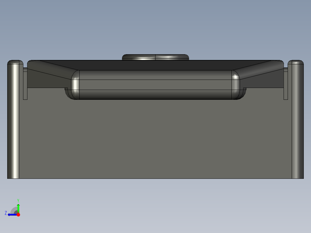 型材-KJN SLAM LATCH WITHOUT LOCK KJN0957301右视图