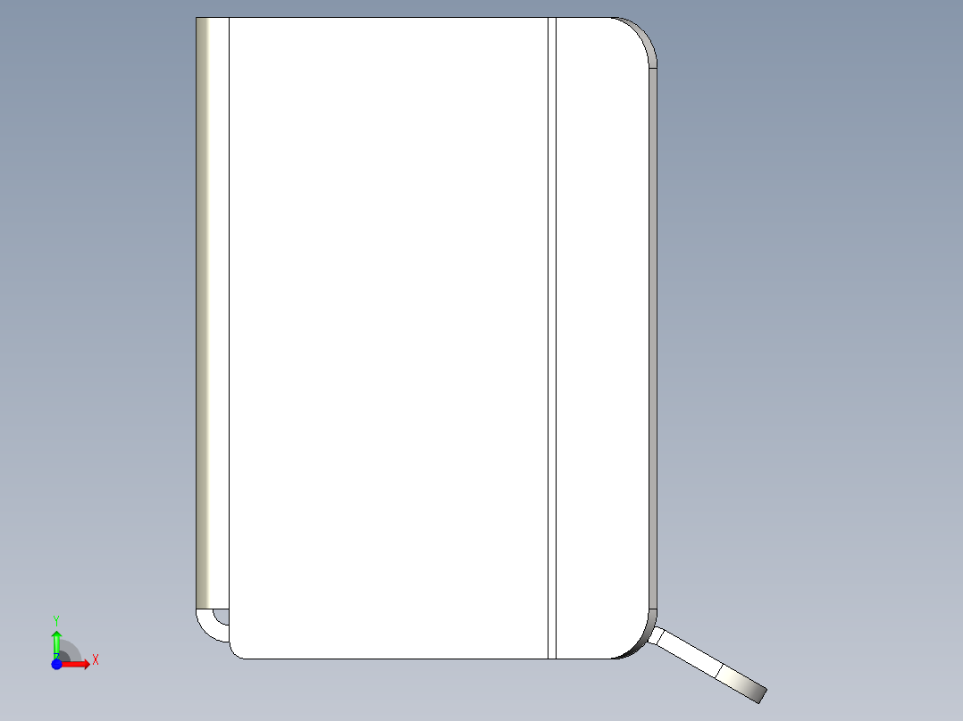 滑动门配件前视图