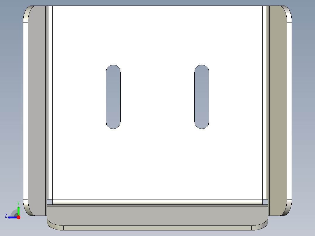 滑动门配件右视图