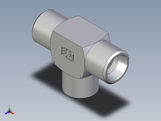 卡套式工业通用硬管接头EO_Union_tee_T08LLCFX