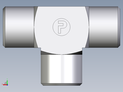 卡套式工业通用硬管接头EO_Union_tee_T08LLCFX后视缩略图