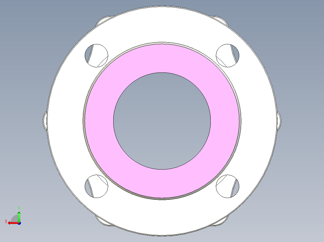 管道手动球阀-水管开关阀-手动阀门MD52C150DN80.FCP后视图