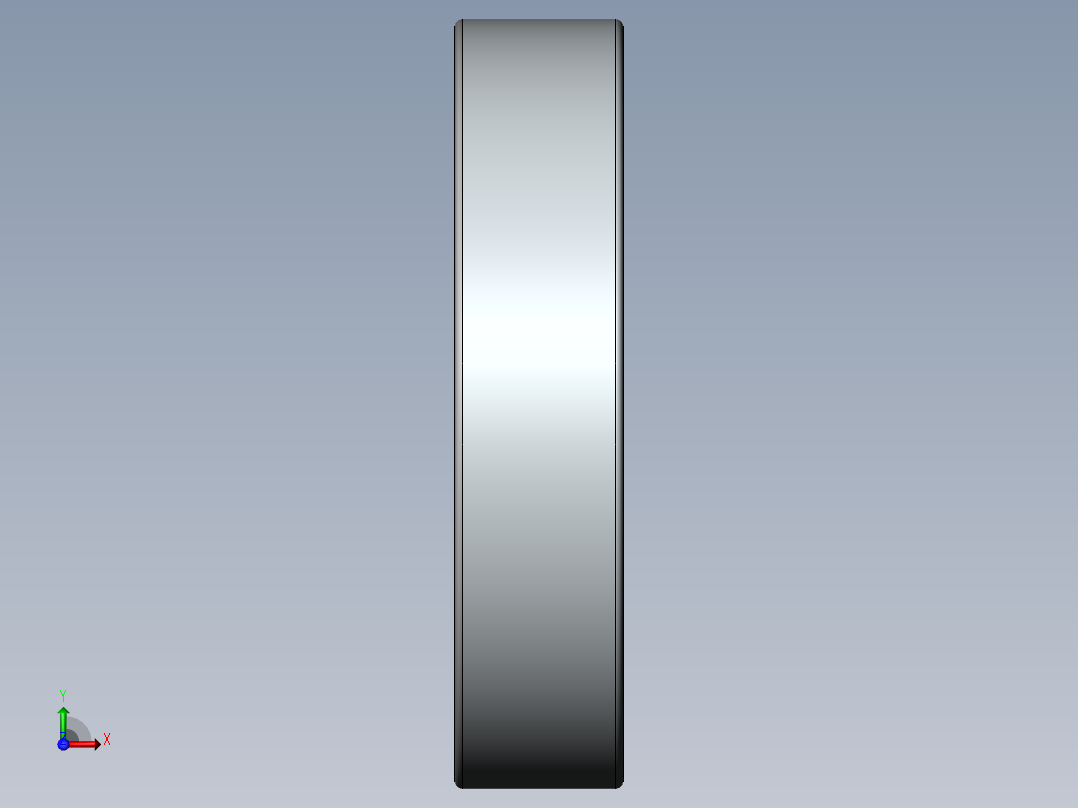 5.深沟球轴承前视图