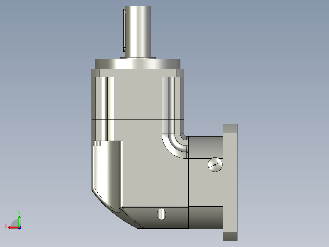 斜齿ZPGH142-L1 35-114.3-200-M12.STEP后视图