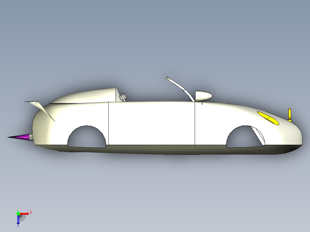 汽车3 (1)俯视图