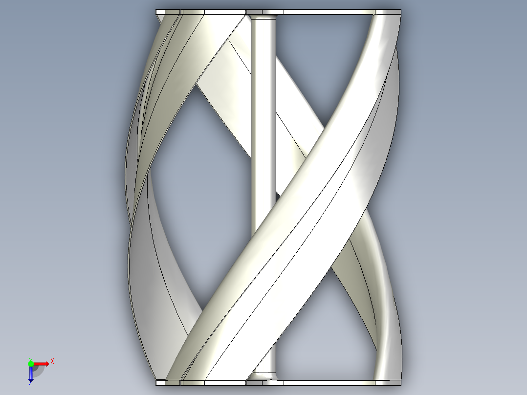 类似旋转楼梯俯视图