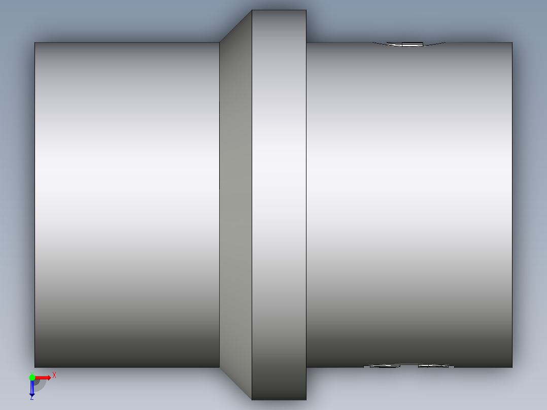 卡套式工业通用硬管接头EO_Blanking_plug_for_cones_BUZ15LCFX俯视图