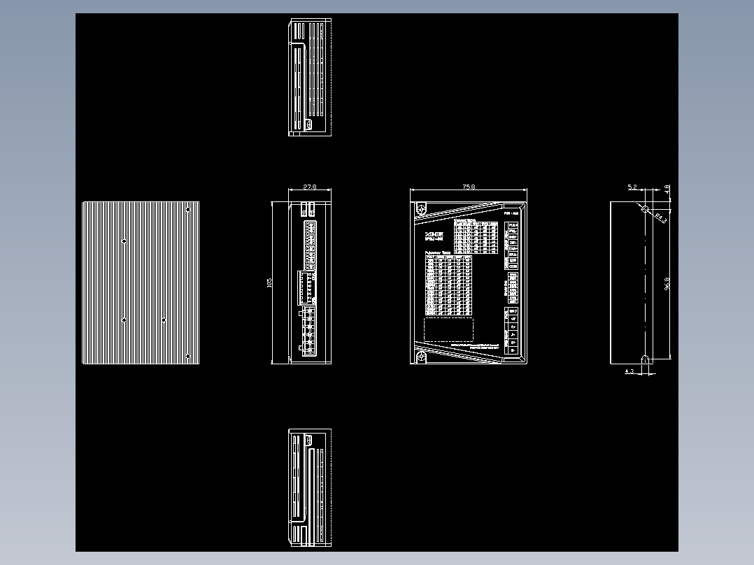 步进驱动DP3L1-565-外观图-220617