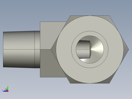 卡套式工业通用硬管接头6-2_cbu-s右视缩略图
