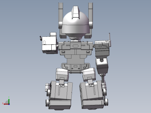 Q版变形金刚擎天柱后视缩略图