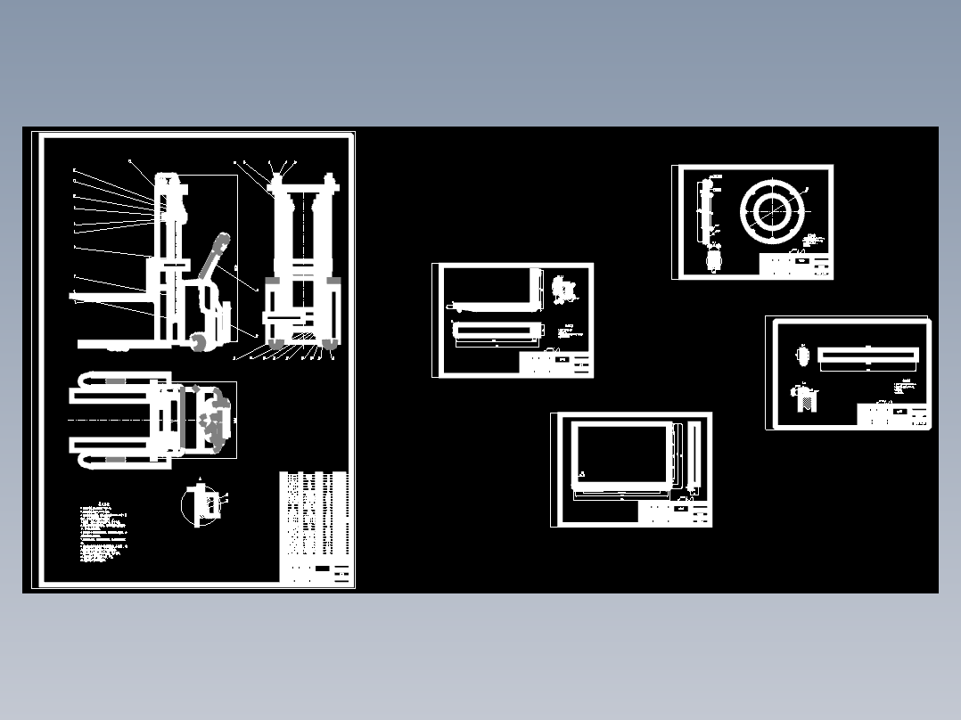 随行电动叉车50