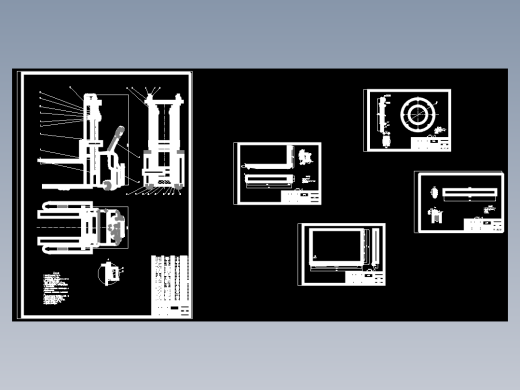随行电动叉车50
