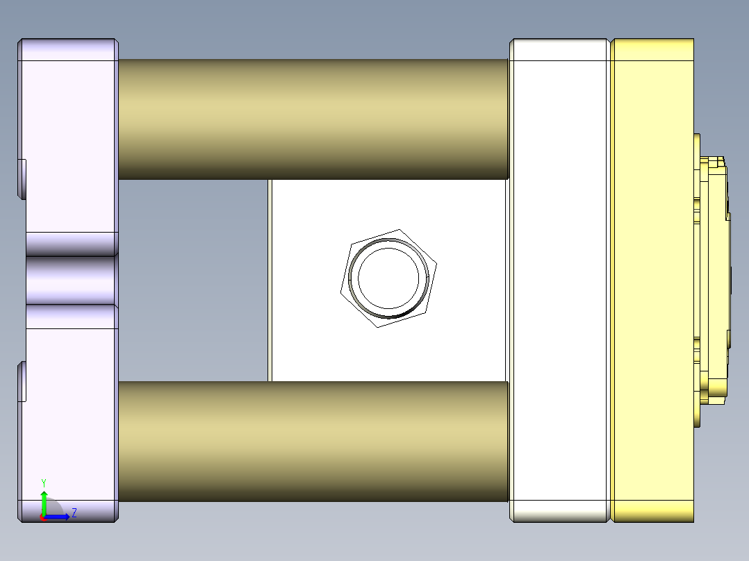 X1-CNC8笔记本CNC工装夹具三维模型-0130左视图