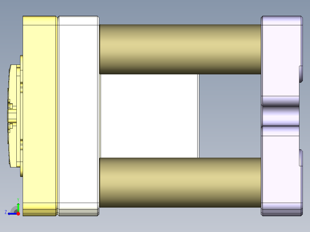 X1-CNC8笔记本CNC工装夹具三维模型-0130右视图