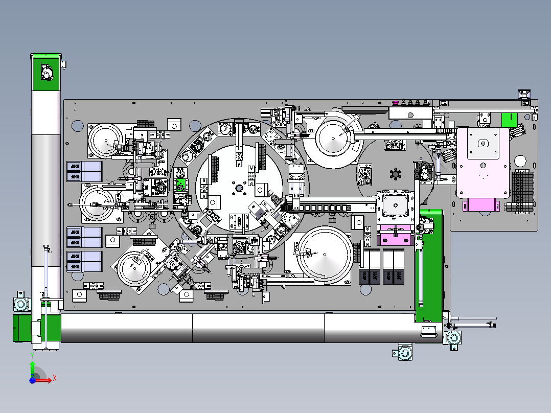 汽车安全带自动装配设备sw20前视图