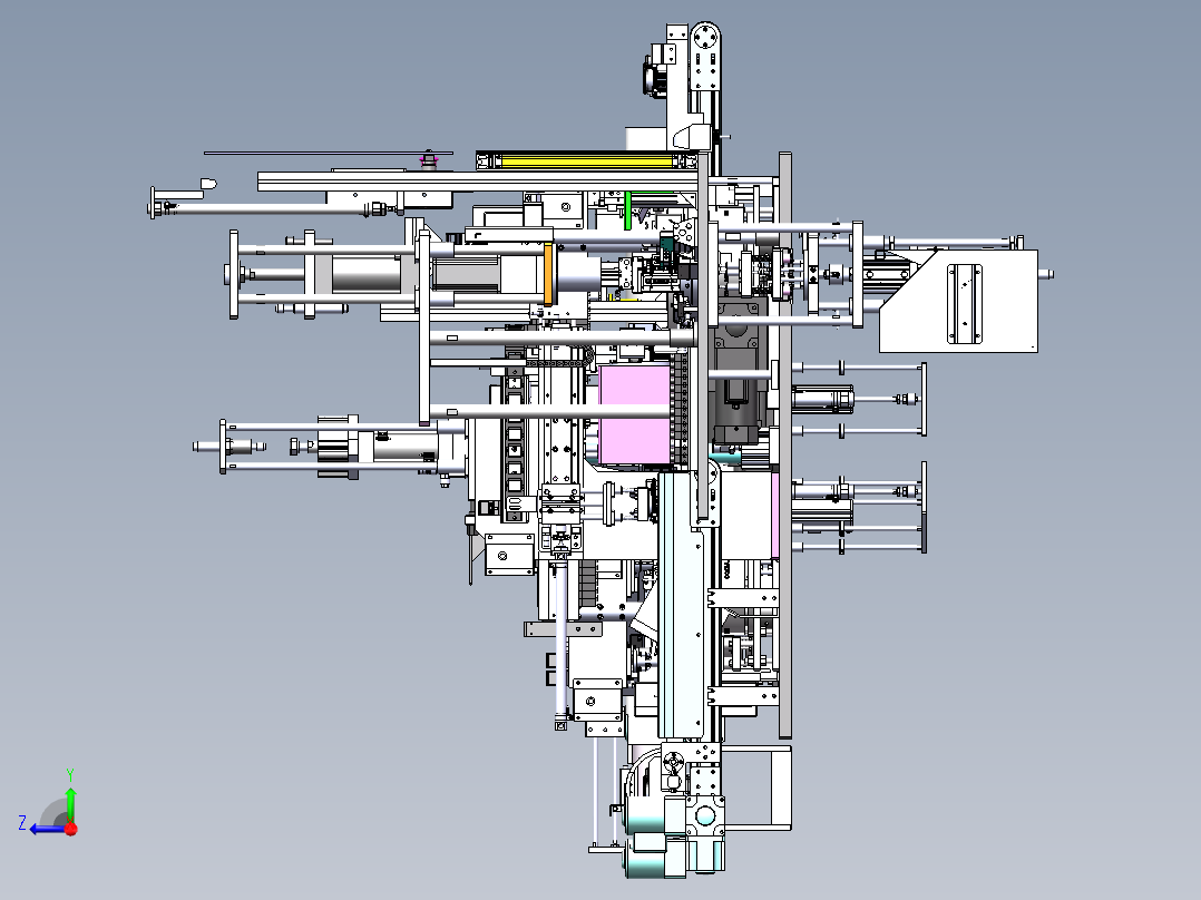 汽车安全带自动装配设备sw20右视图