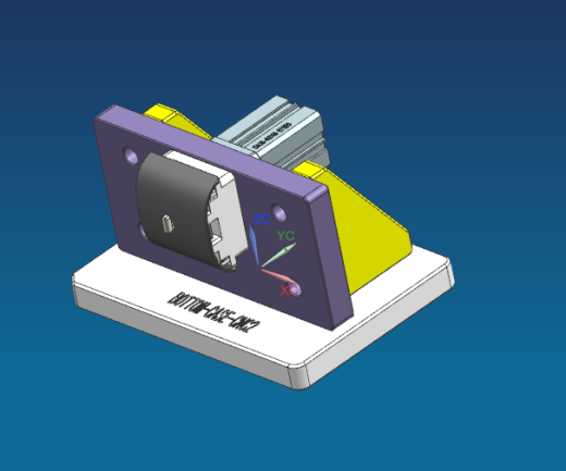 音响外壳CNC铣侧孔治具模型缩略图