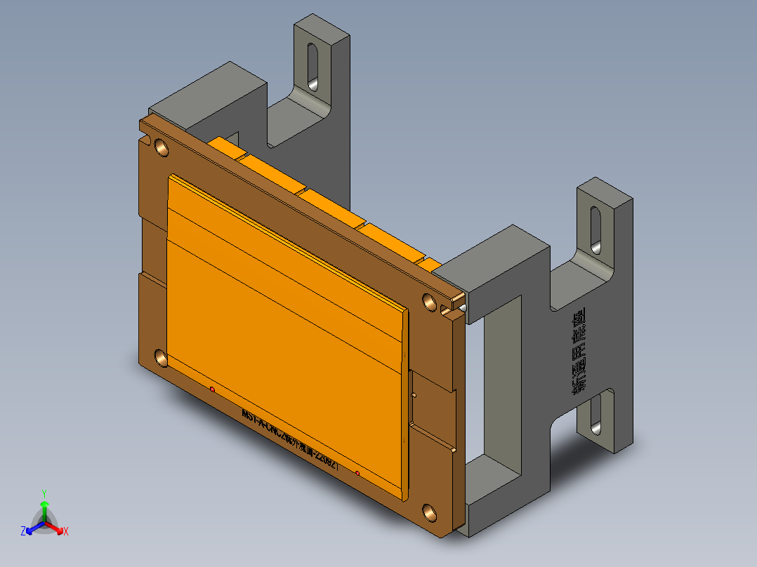 MS1-A-笔记本CNC工装夹具三维模型CNC2外观弧面-220921