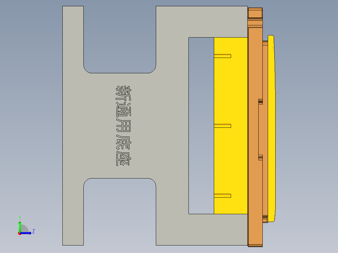 MS1-A-笔记本CNC工装夹具三维模型CNC2外观弧面-220921左视图