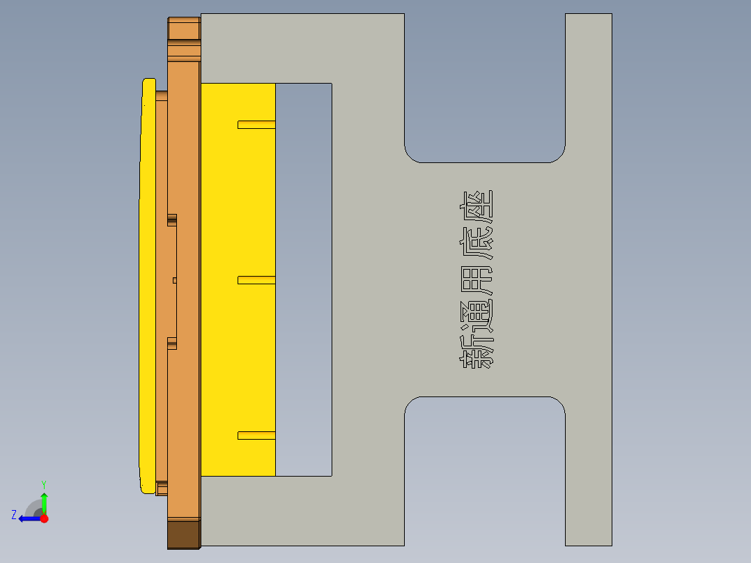 MS1-A-笔记本CNC工装夹具三维模型CNC2外观弧面-220921右视图