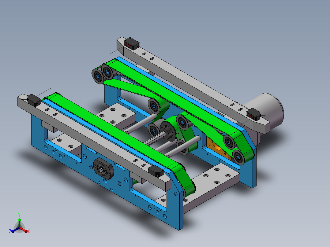 0.46米0.2米正等轴测图