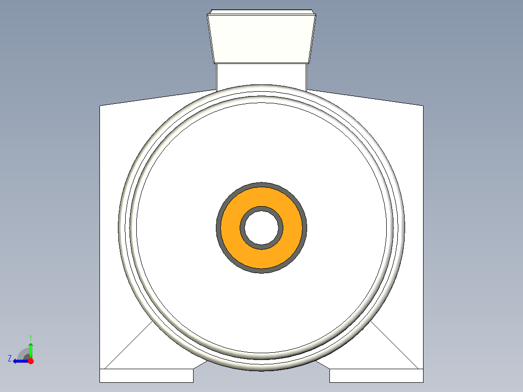 大型电机右视图