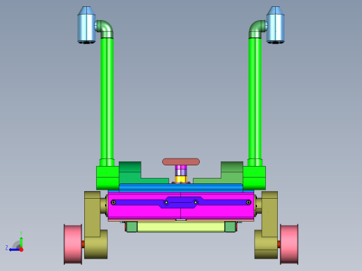 果园无人植保车喷雾装置右视缩略图