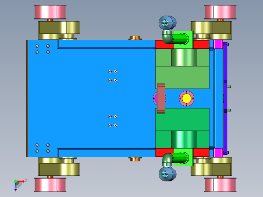 果园无人植保车喷雾装置俯视缩略图