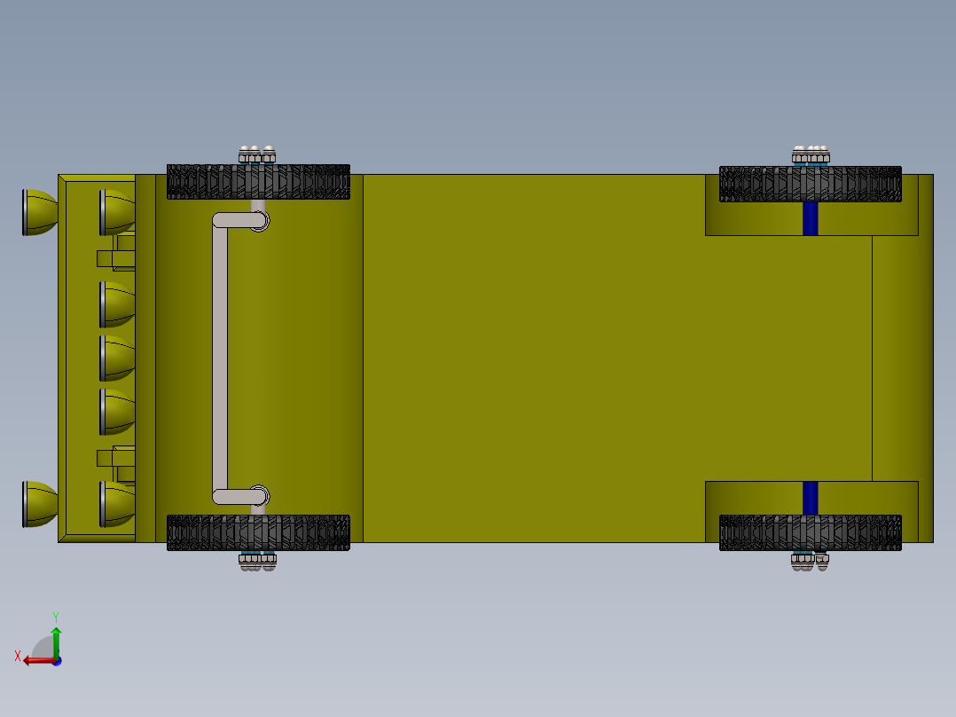 剪叉式升降机 、剪刀升降车后视图