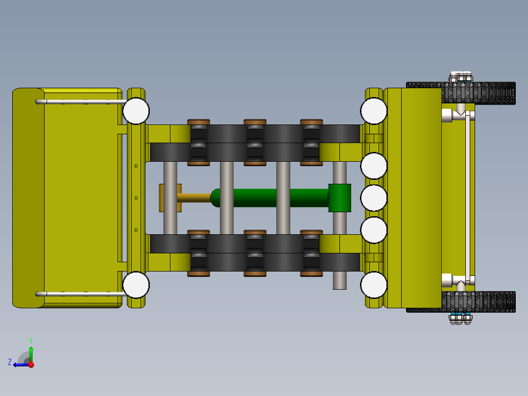 剪叉式升降机 、剪刀升降车右视图