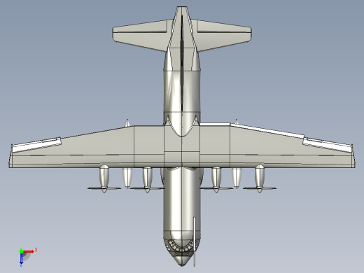 B3003782-C-130J 洛克希德运输机俯视缩略图